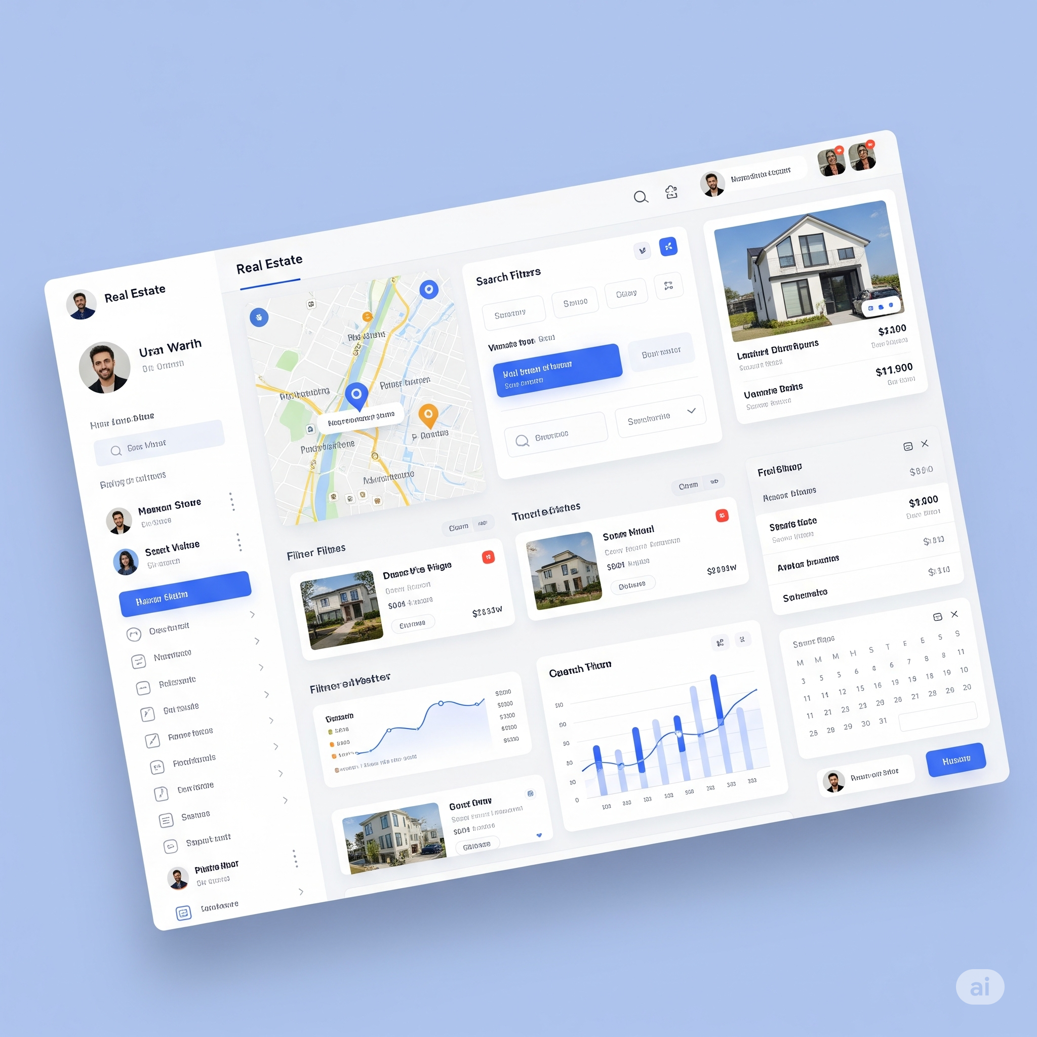 Real Estate Platform - Full Stack App